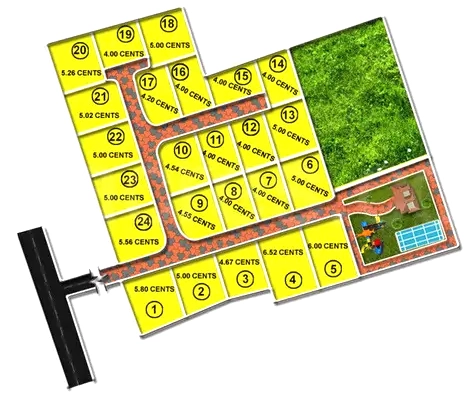 Master Plan of Land Shanoor Cyber Meadows in Menamkulam, Thiruvananthapuram - Image 432671
