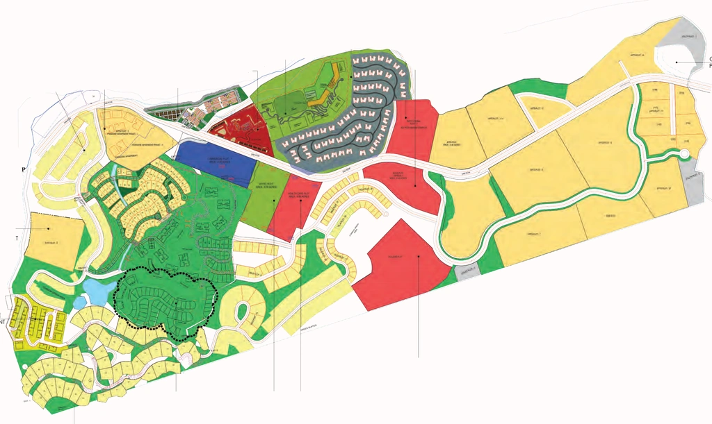 Master Plan of Shristi Lake Chalet in Noonmati, Guwahati - Image 432685