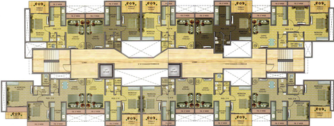 Floor Plan of Shashikala Enclave in Kalyan East, Thane - Image 23782