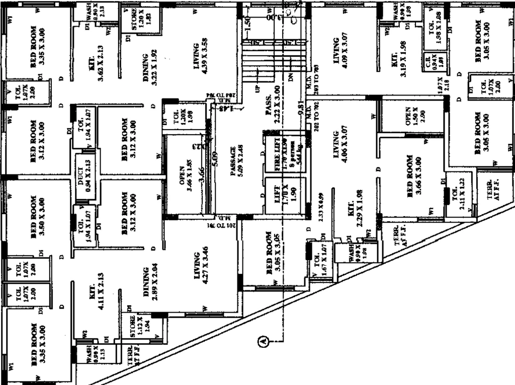 Floor Plan of Ratnadeep Madhav Corner in Kotharia, Rajkot - Image 432694