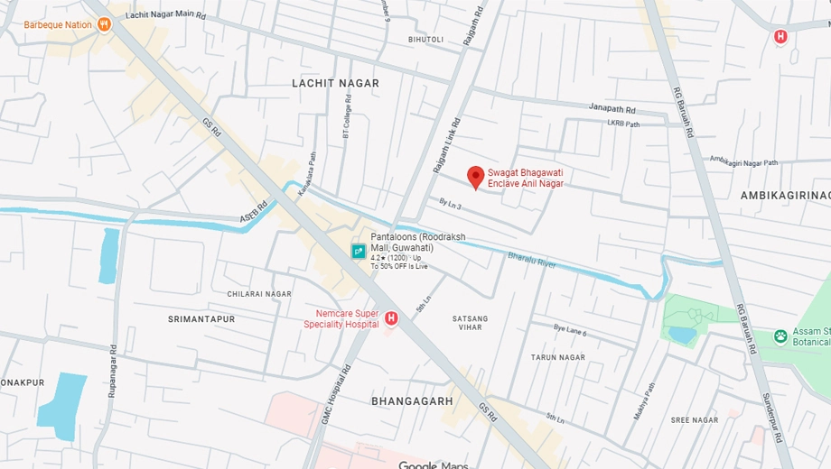 Location of Swagat Bhagawati Enclave in Bhangagarh, Guwahati - Image 432703