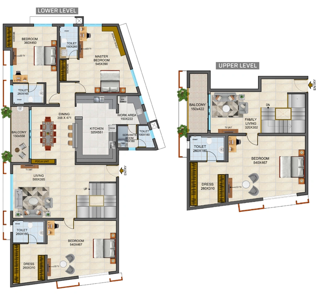 4 BHK Duplex in Promag Amoda in Vellayambalam, Thiruvananthapuram - Image 930189
