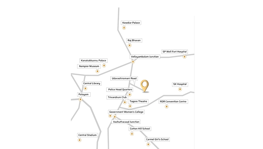 Location of Promag Amoda in Vellayambalam, Thiruvananthapuram - Image 432723