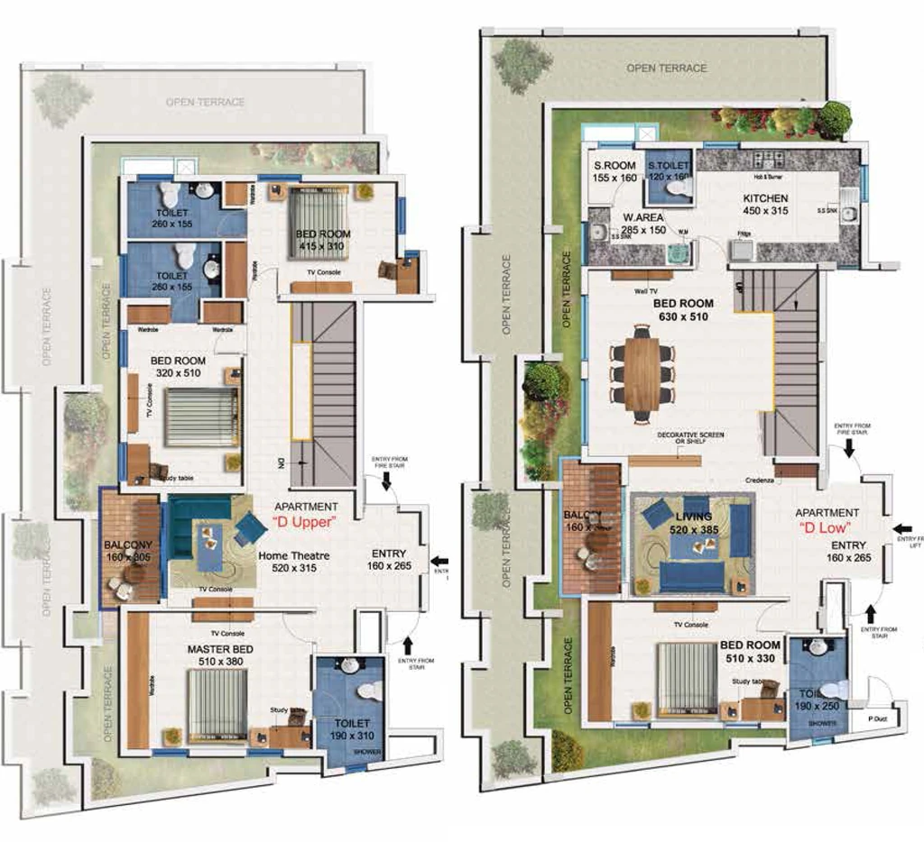 4 BHK Duplex in Promag Niketan in Vellayambalam, Thiruvananthapuram - Image 930183