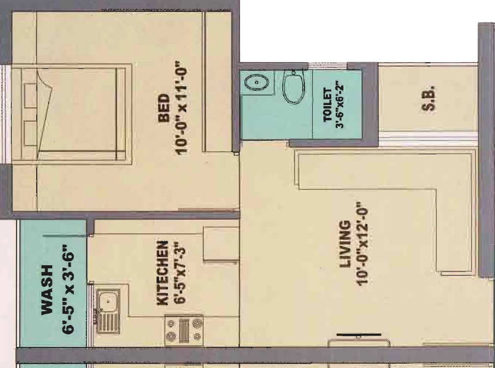 1 BHK Flat in Riddhi Heights in Kotharia, Rajkot - Image 930179