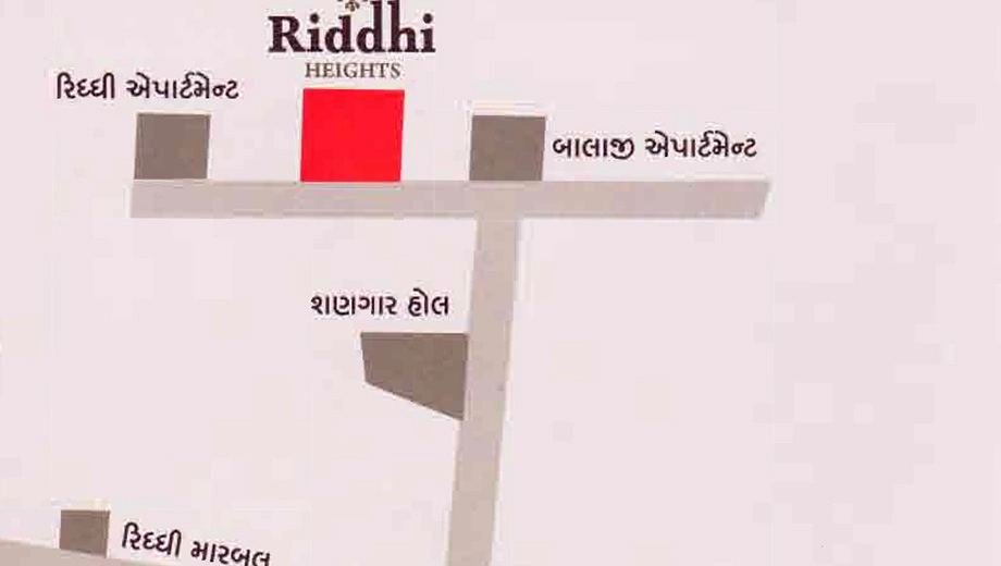 Location of Riddhi Heights in Kotharia, Rajkot - Image 432709