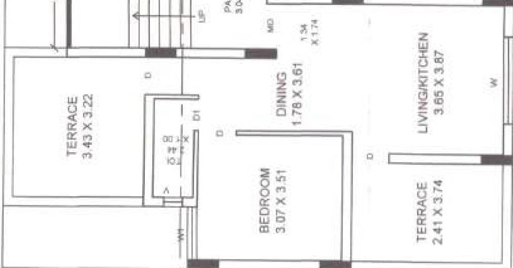 1 BHK Flat in Rashikbhai Sai Darshan in Kotharia, Rajkot - Image 930197