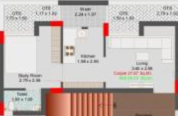 1 BHK Flat in Parsotambhai Satyam Apartment in Kotharia, Rajkot - Image 930199