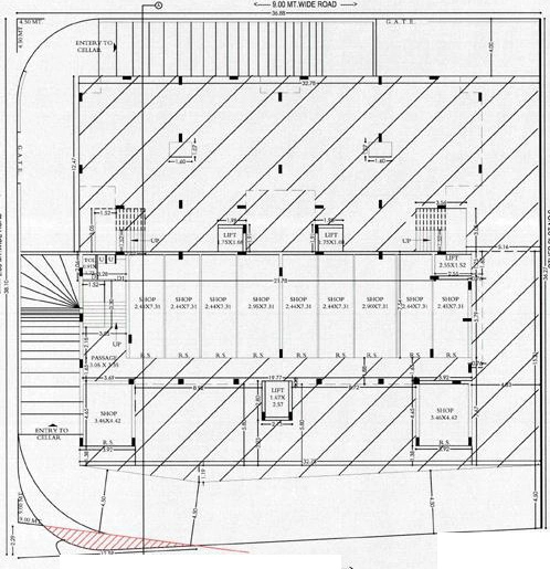 Master Plan of Commercial Shree Silver Space in Kotharia, Rajkot - Image 432803