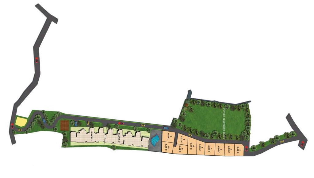Master Plan of PRS Lakeville in Aakkulam, Thiruvananthapuram - Image 432847