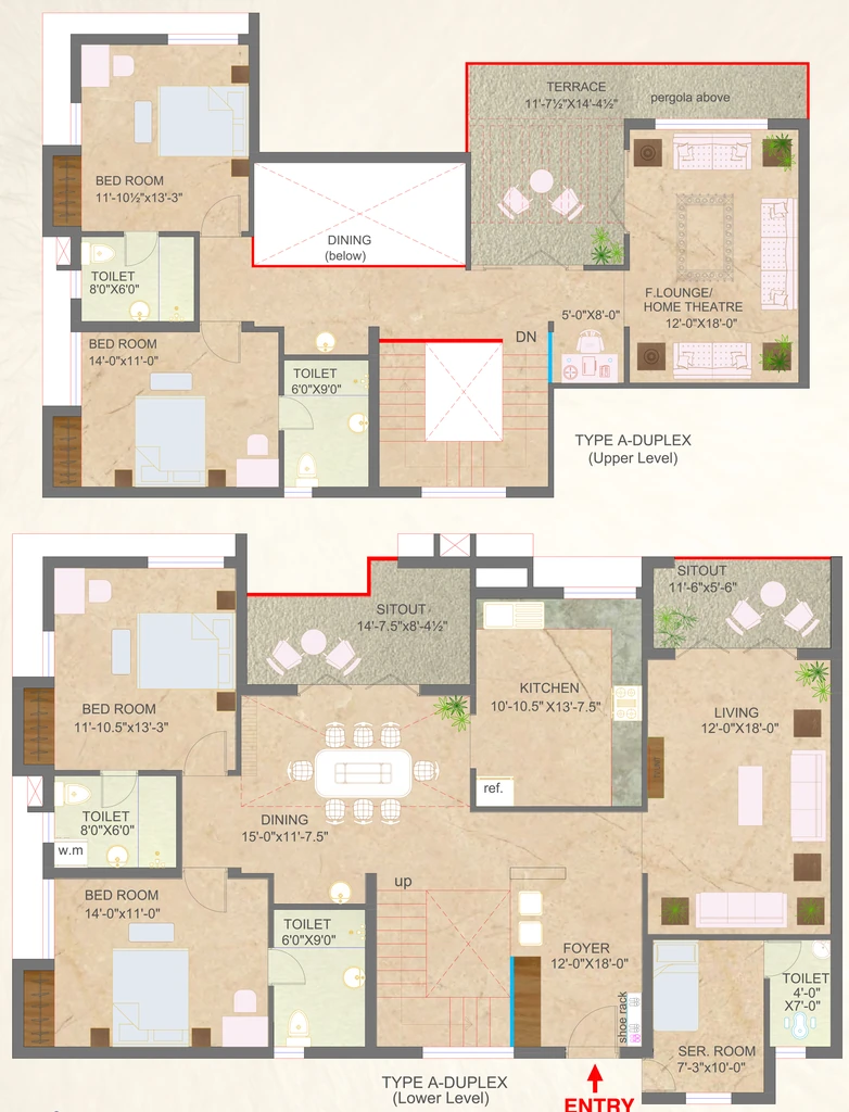 4 BHK Duplex in Aradhana Greens in Tapowan Road, Dehradun - Image 930253