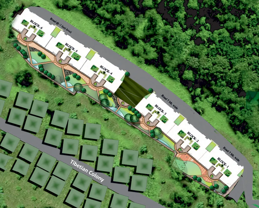 Master Plan of Aradhana Greens in Tapowan Road, Dehradun - Image 432907