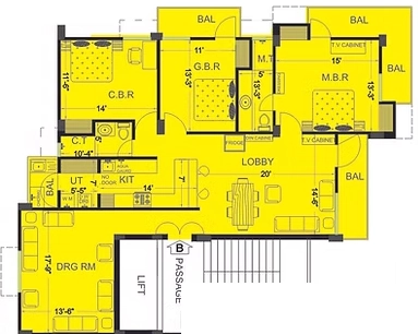 3 BHK Flat in Iravanshi Buransadhar Apartments in Chakrata Road, Dehradun - Image 930259