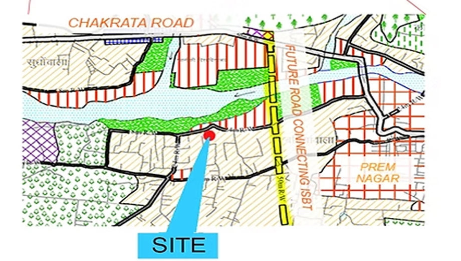 Location of Iravanshi Buransadhar Apartments in Chakrata Road, Dehradun - Image 432920