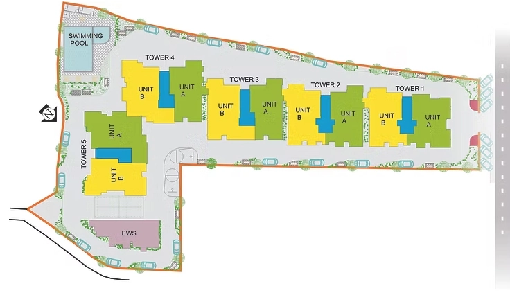 Master Plan of Iravanshi Buransadhar Apartments in Chakrata Road, Dehradun - Image 432921