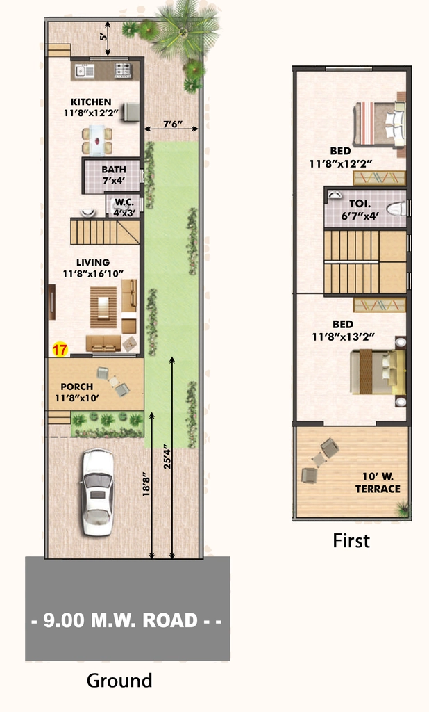 2 BHK House/Villa in Ashirwad Akshar Park in Makhmalabad, Nashik - Image 930377