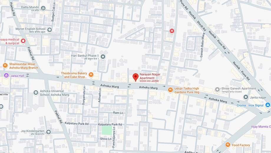 Location of Namo Narayan Nagar in Ayodhya Nagari, Nashik - Image 433172