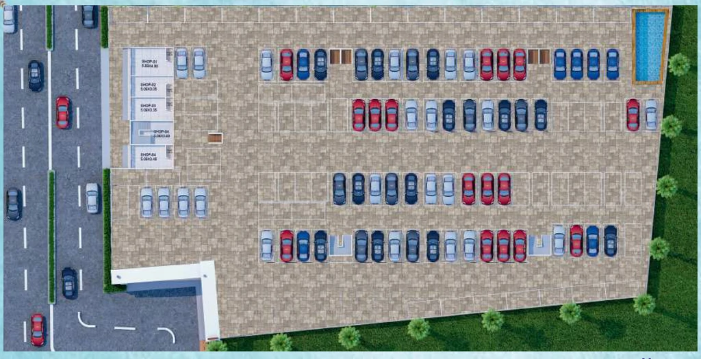 Master Plan of Shree Gajanan Residency in Pathardi Phata, Nashik - Image 433220