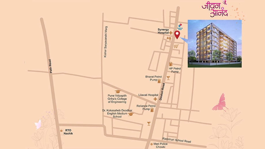 Location of Jeevan Anand in Mhasrul Gaon, Nashik - Image 433195