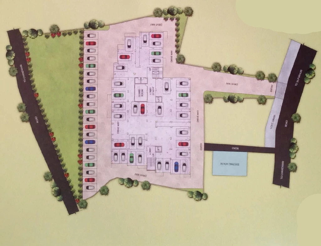 Master Plan of Blu Bell Rengoni in Chandmari, Guwahati - Image 433000