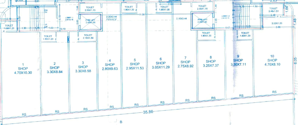 Floor Plan of Commercial Riddhi Anandvan in Panchavati, Nashik - Image 433138