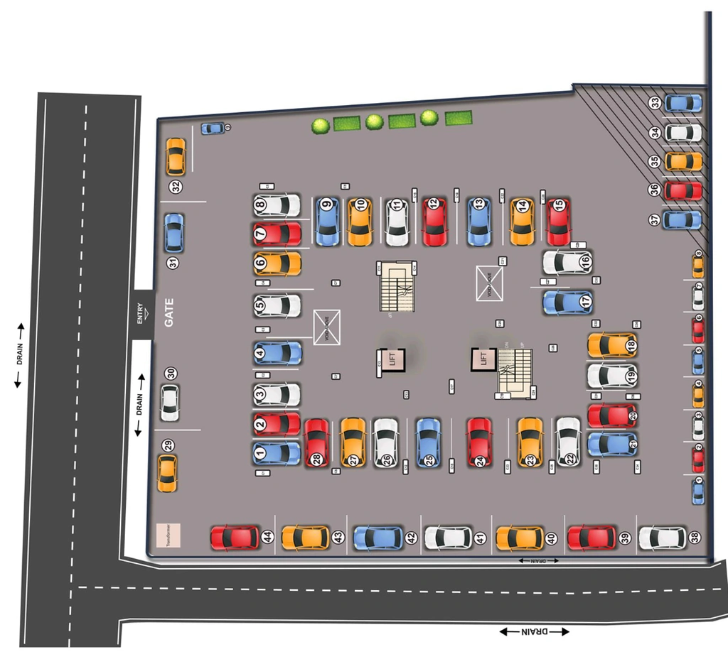 Master Plan of Magnum Pinnacle in Pator Kuchi, Guwahati - Image 433191