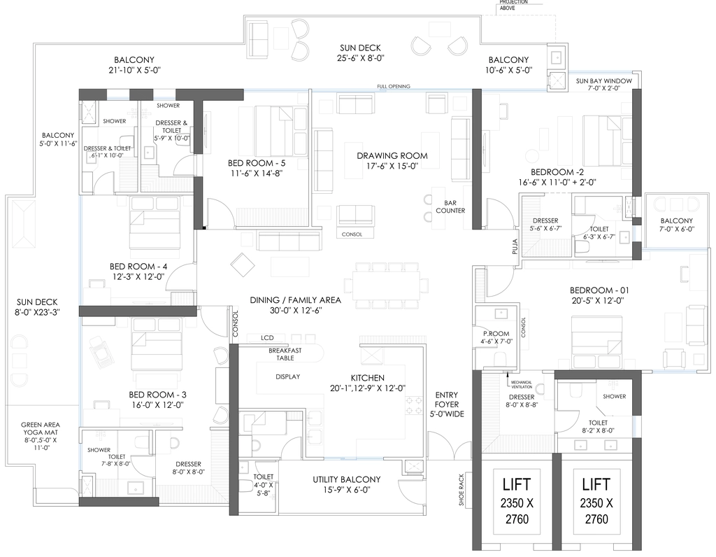 5 BHK Flat in Harmony The Horizon Residencies in Indirapuram, Ghaziabad - Image 930303