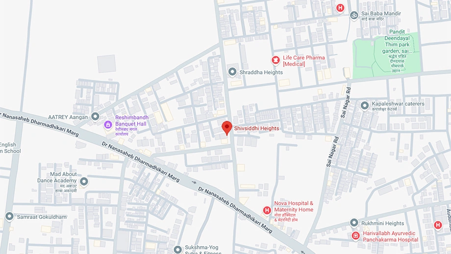 Location of GSP Shivsiddhi Heights in Panchavati, Nashik - Image 433106