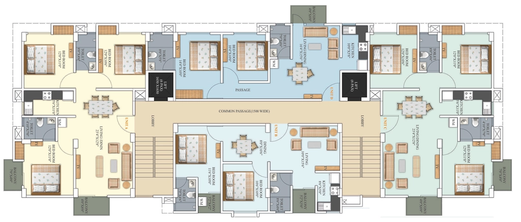 Floor Plan of Shivam Enclave in Adabari, Guwahati - Image 433129