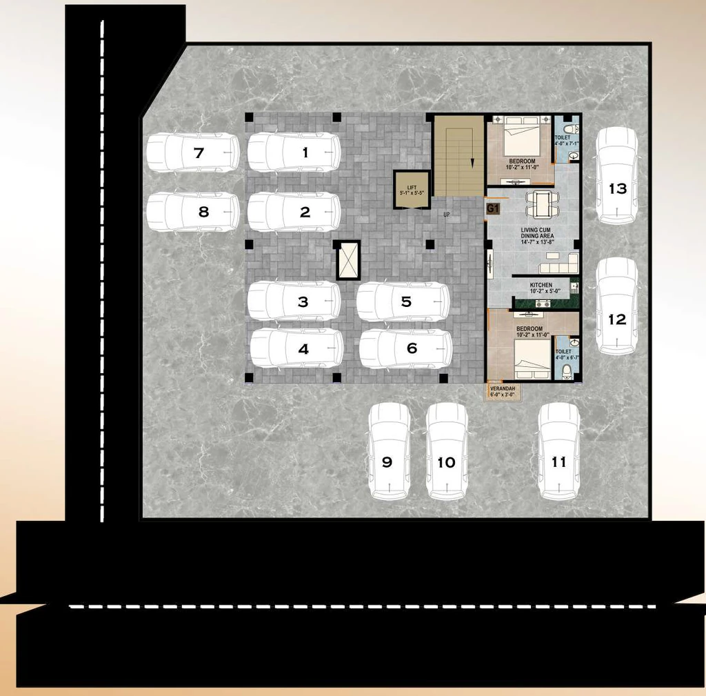 Master Plan of Uma Snehalata Enclave in Chandmari, Guwahati - Image 433155