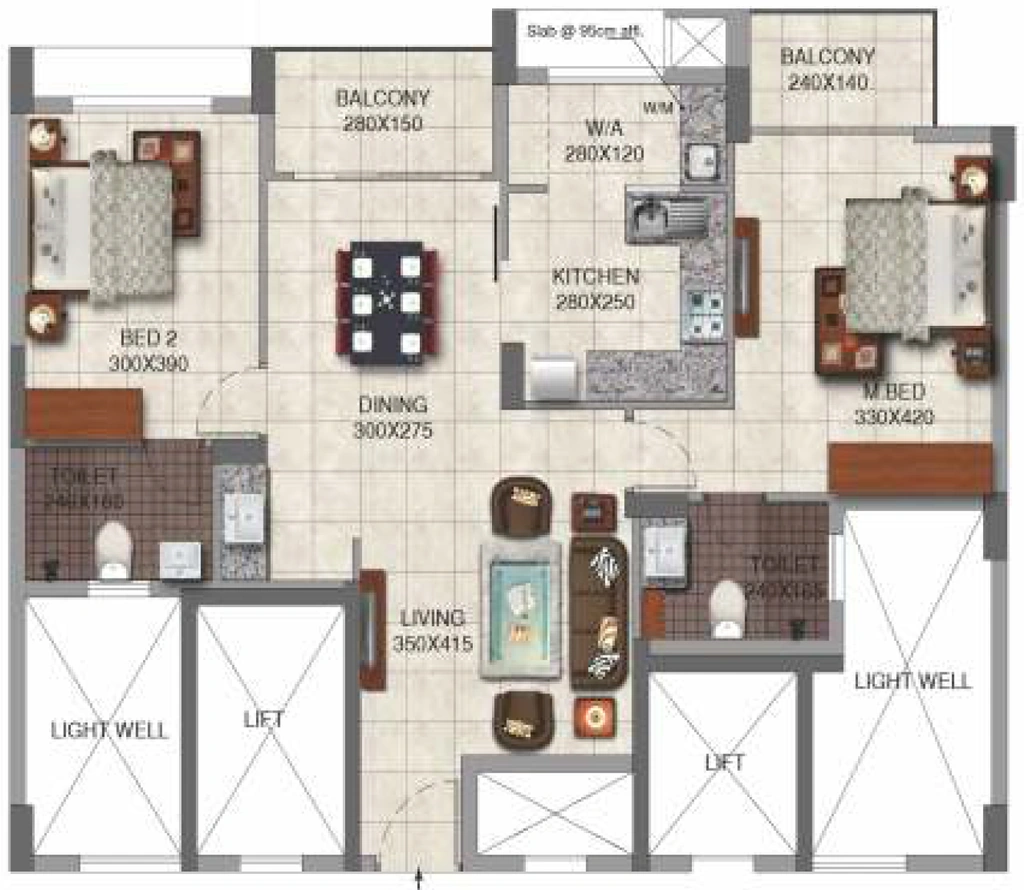 2 BHK Flat in SFS Avenue in Peroorkada, Thiruvananthapuram - Image 930431