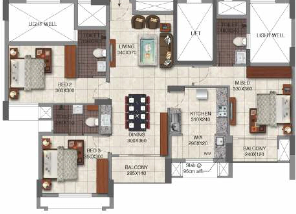 3 BHK Flat in SFS Avenue in Peroorkada, Thiruvananthapuram - Image 930433