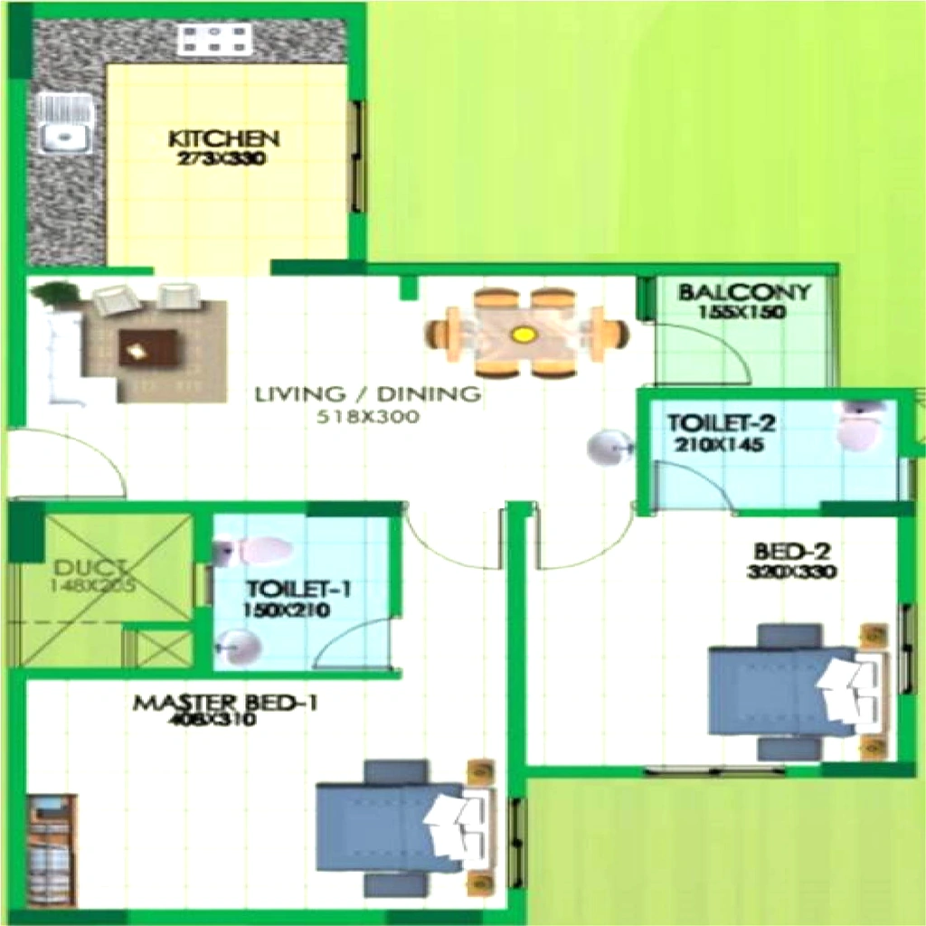 2 BHK Flat in Sowparnika Regal Towers in Peroorkada, Thiruvananthapuram - Image 930426