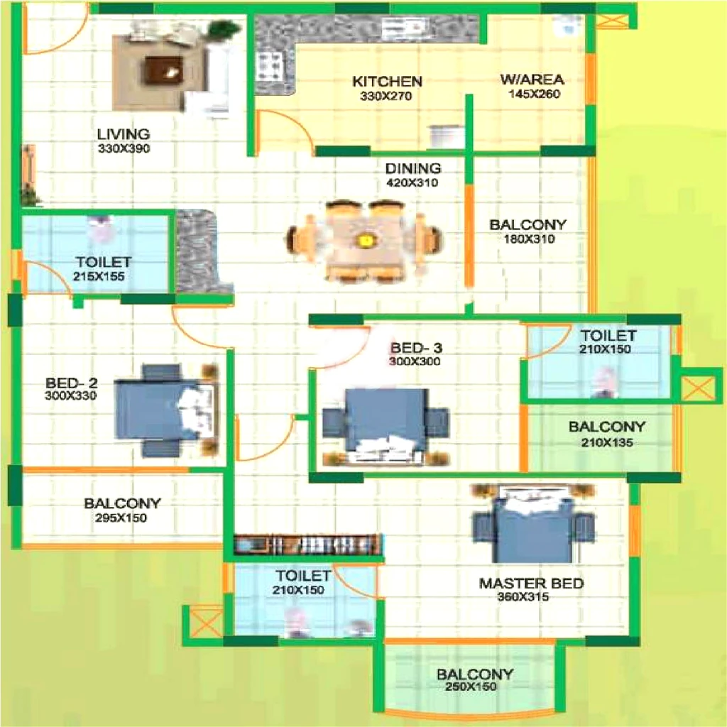 3 BHK Flat in Sowparnika Regal Towers in Peroorkada, Thiruvananthapuram - Image 930429