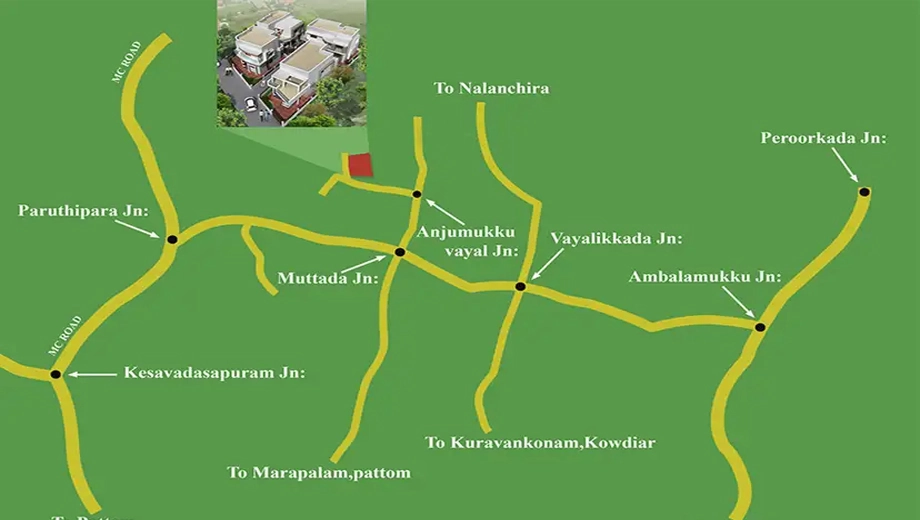 Location of Arcon Nest in Muttada, Thiruvananthapuram - Image 433331