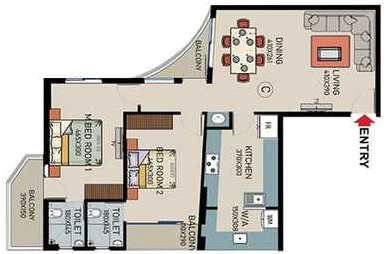 2 BHK Flat in Arcon Pearl in Kuravankonam, Thiruvananthapuram - Image 930452