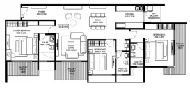 3 BHK Flat in Artech The Address in Kuravankonam, Thiruvananthapuram - Image 930447