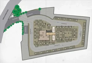 Master Plan of Artech The Address in Kuravankonam, Thiruvananthapuram - Image 433405