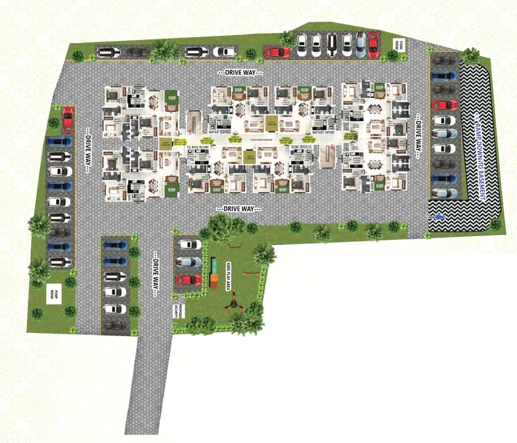 Master Plan of Confident Astoria in Kulathoor, Thiruvananthapuram - Image 433448