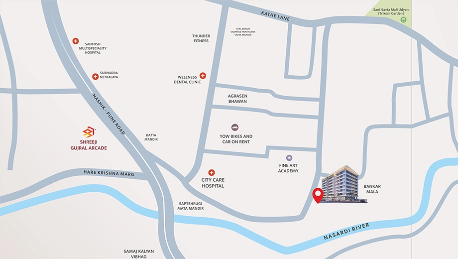 Location of Shreeji Crystal in Dwarka, Nashik - Image 433276