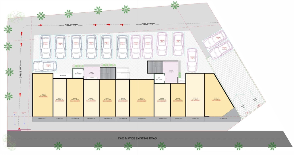 Master Plan of Shreeji Crystal in Dwarka, Nashik - Image 433278