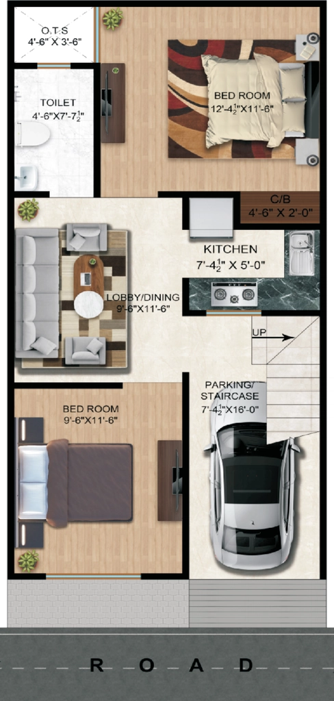 2 BHK House/Villa in Paradise Highway Mansion in Chhapraula, Ghaziabad - Image 930415