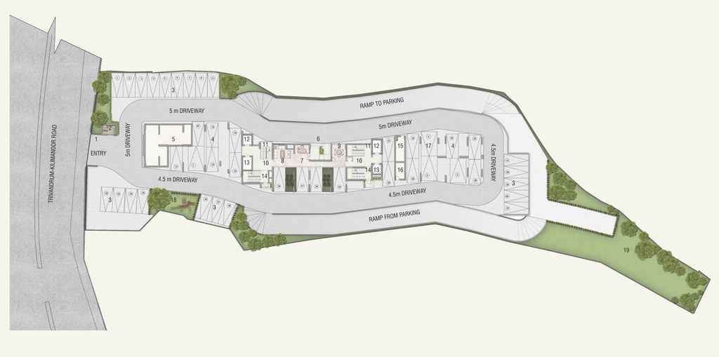 Master Plan of Heather Steps in Nalanchira, Thiruvananthapuram - Image 433558
