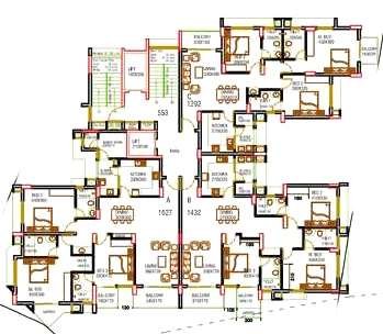 Floor Plan of Cordon Providence in Kuravankonam, Thiruvananthapuram - Image 433544