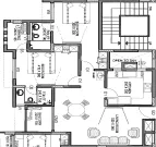 2 BHK Flat in JJ Palacia in Poojappura, Thiruvananthapuram - Image 930490