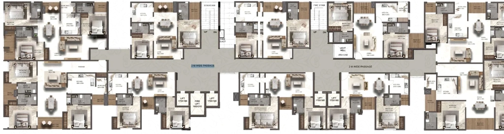 Floor Plan of JJ Vistara in Anayara, Thiruvananthapuram - Image 433527