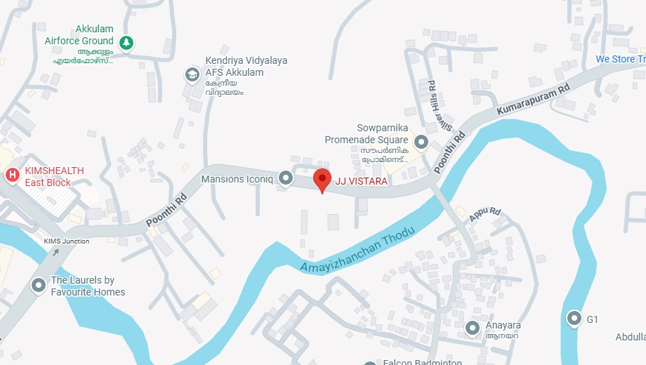 Location of JJ Vistara in Anayara, Thiruvananthapuram - Image 433526