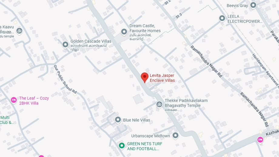 Location of Land Levita Jasper Enclave in Kazhakootam, Thiruvananthapuram - Image 433598
