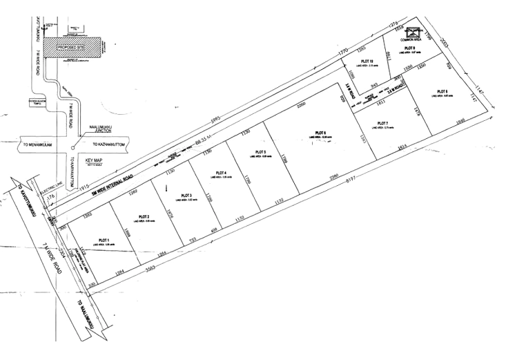 Master Plan of Land Levita Jasper Enclave in Kazhakootam, Thiruvananthapuram - Image 433599