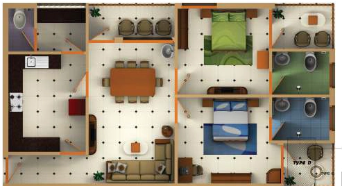 2 BHK Flat in Sun Royal in Karyavattom, Thiruvananthapuram - Image 930531